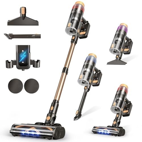 VBUOO Cordless Vacuum Cleaner, 580W 48KPA 70 Minutes...