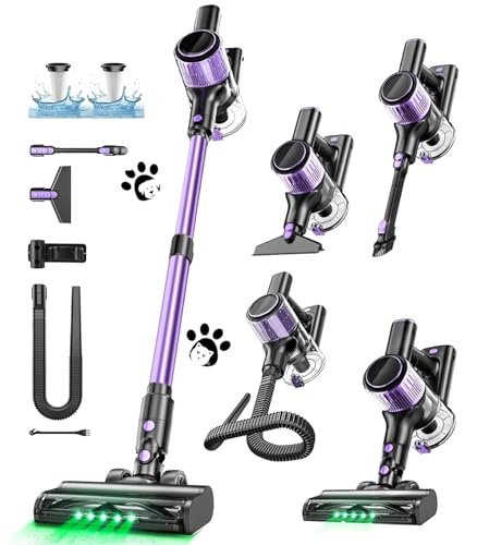 OIRFND Cordless Vacuum Cleaner, 10 in 1 Stick with Powerful