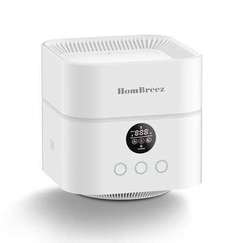 HomBreez Air Purifier and Humidifier Combo for Bedroom with...