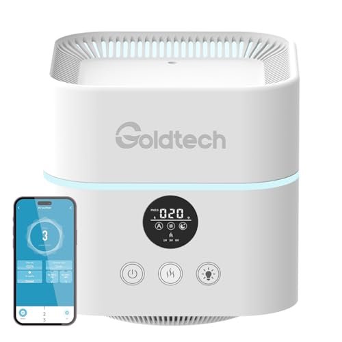 Goldtech Air Purifier and Humidifier Combo for Bedroom and...