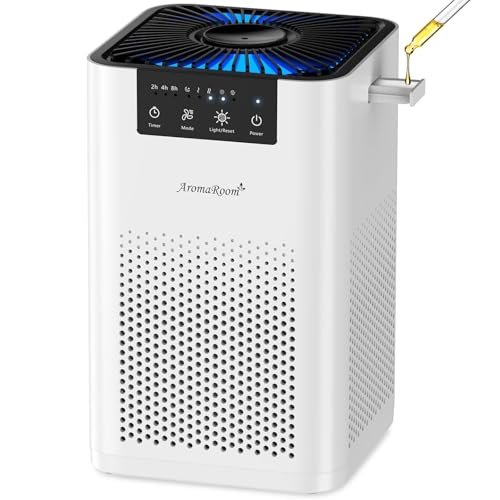 AromaRoom Air Purifiers for Bedroom with 3-in-1 HEPA Filter...