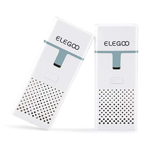 ELEGOO 2PCS Mini Air Purifier with Activated Carbon Filter