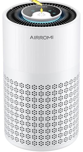 AIRROMI Air Purifier for Bedroom with HEPA Filter A2001