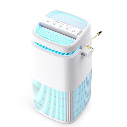 POMORON 4-in-1 Air Purifiers for Home, Air Ionizer HEPA...