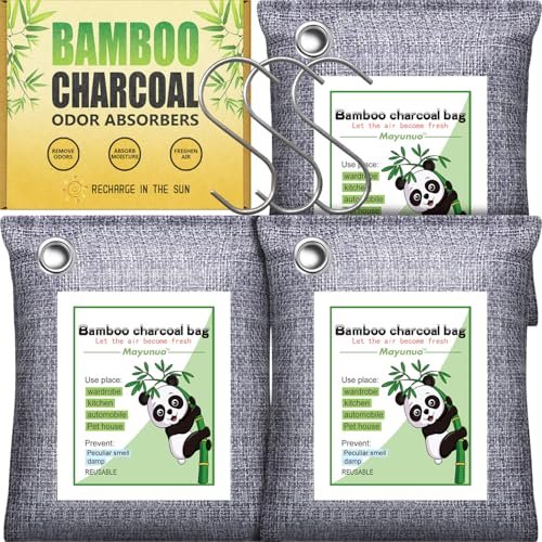 Mayunuo Activated Charcoal Odor Absorber for Strong Odors,...