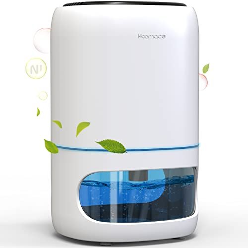 Hoomace Small Dehumidifiers for Bedroom w/Air Purifying...