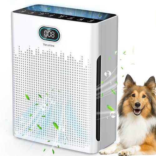 Air Purifiers for Home, PM 2.5 Air Quality Monitor HEPA