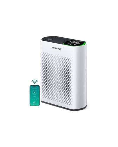 Smart Air Purifiers for Large Room, Cleans 2,400 ft²...