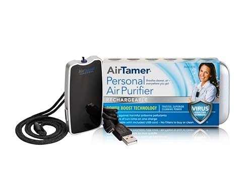 AirTamer A310 Rechargeable Personal Air Purifier, Proven...