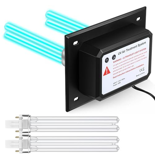 Qualirey 26W HVAC UV Light Sanitizer Air Purifier for Ducts