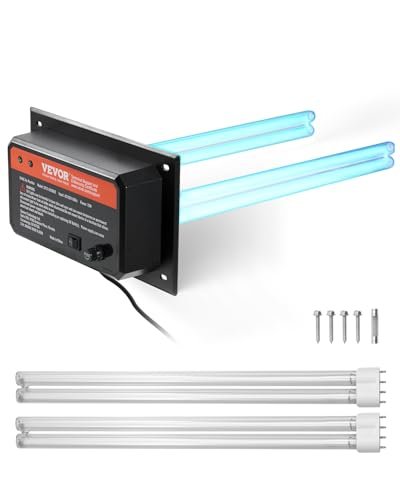 VEVOR HVAC Air Purifier Whole House, 72W UV Light System