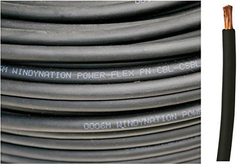 2 AWG 2 Gauge 100 Feet (100 ft) WindyNation Cable