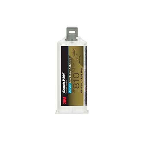 3M Scotch-Weld Low Odor Acrylic Adhesive DP810NS, Tan...
