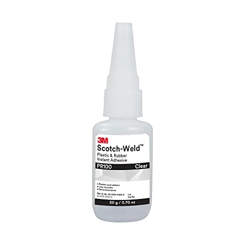3M Scotch-Weld Plastic & Rubber Instant Adhesive PR100 Clear
