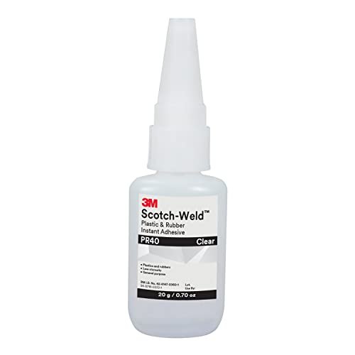 3M Scotch-Weld Plastic & Rubber Instant Adhesive PR40 Clear...