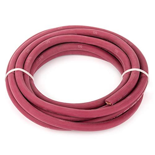 4/0 Gauge - 25 Feet Red - EWCS Welding Cable