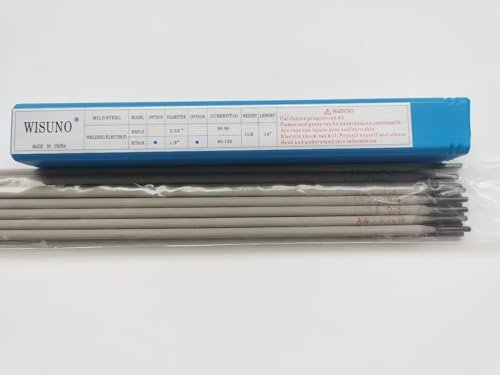 WISUNO Welding Rods,E7018 1/8'' 1LB,Carbon Steel Stick...