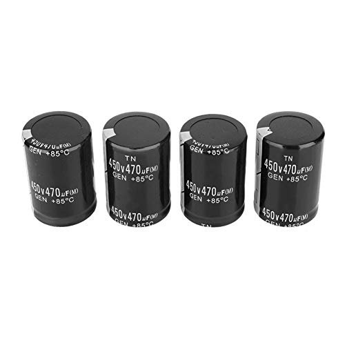 4 Pieces 450V 470uF Aluminum Electrolytic Capacitor, Ox...