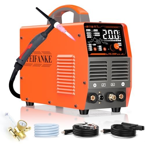 FEIFANKE AC DC TIG Welder 200A, Aluminum 220V Pulse...