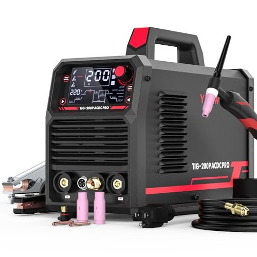 YESWELDER 200A AC/DC Aluminum Tig Welder with Pulse TIG-200P