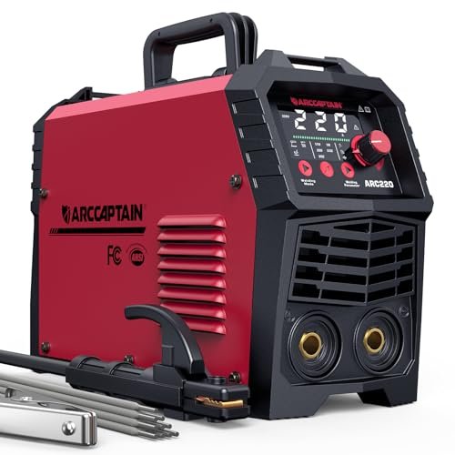 ARCCAPTAIN 220Amp 10PCS Rods Stick Welder, [Large LED...