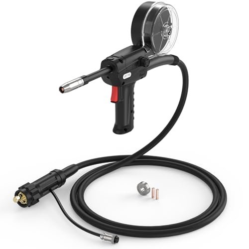 TOOLIOM Spool Gun 150A Aluminum MIG Welding Euro TL-200M...