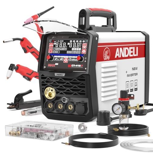 ANDELI Plasma Cutter Welder Combo，Pulse MIG/HF TIG/HF...
