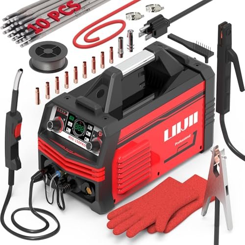 LIIJII Aluminum MIG Welder with Pulse, 150A Dual Voltage