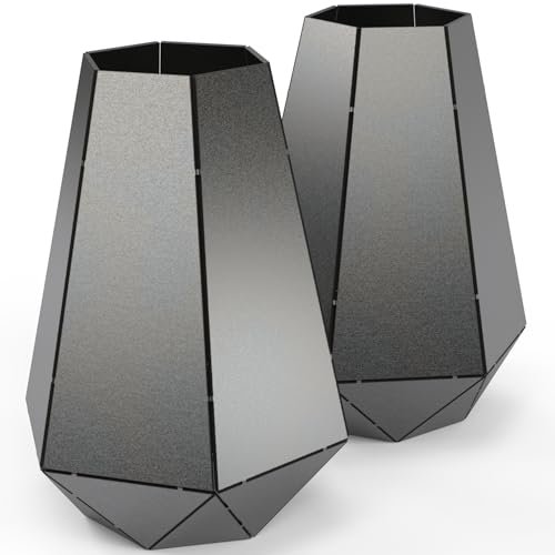 WelderElite Welding Coupons Vases 2-Set,17 Gauge Welding...