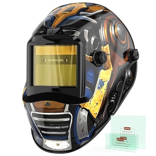 YESWELDER Auto Darkening Welding Helmet, Blue Light...
