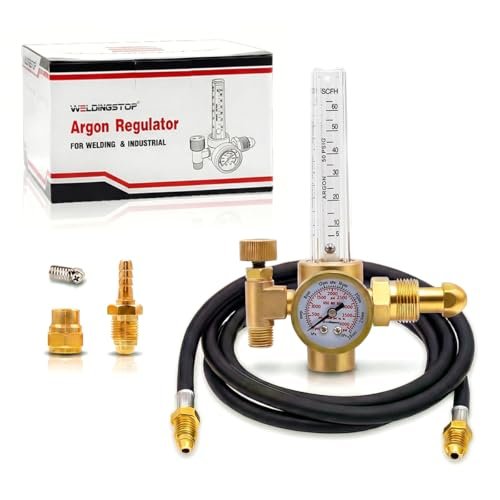 WeldingStop Argon/CO2 MIG TIG Gas Regulator Flow Meter...
