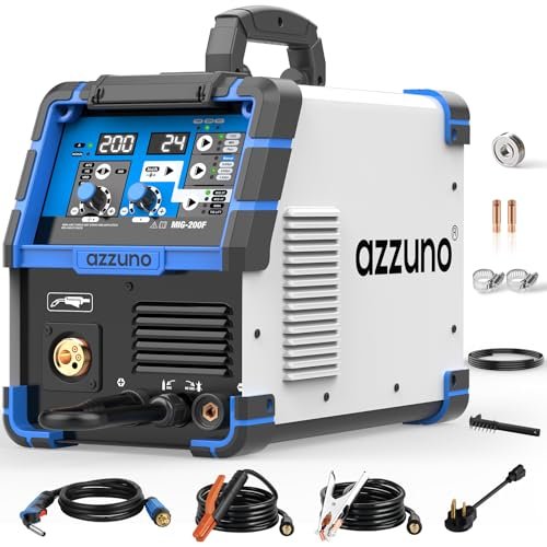AZZUNO 200A MIG Welder,110V/220V Dual Voltage multiprocess...