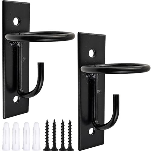 ROYHOO 2PCS Bucket Hooks for Horses Equestrian Metal Water...