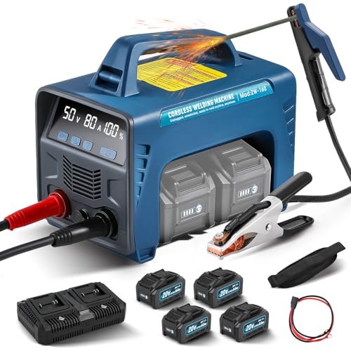 Cordless Welding Machine Upgraded Battery Powered Welder...
