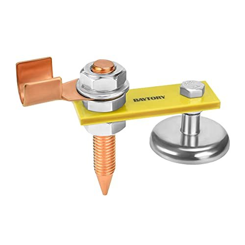 BAYTORY Upgrade Magnetic Welding Support Ground Clamp...