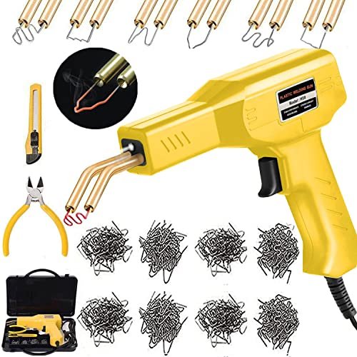 Plastic Welding Machine Car Bumper Repair Kit Hot Staple Gun