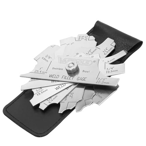 VASTOOLS Fillet Weld Gauge,Stainless Steel 3.2mm-25.4mm...