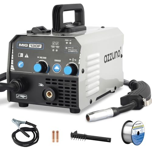 AZZUNO MIG Welder,Flux Core Welder Machine 110V 130Amp...
