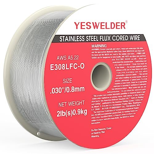YESWELDER Stainless Steel Flux Cored MIG Wire, E308LFC-O...