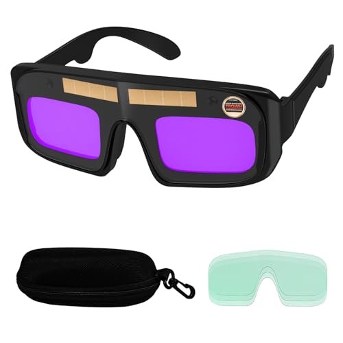 TRQWH Welding Glasses Auto Darkening Safety Goggles Solar...