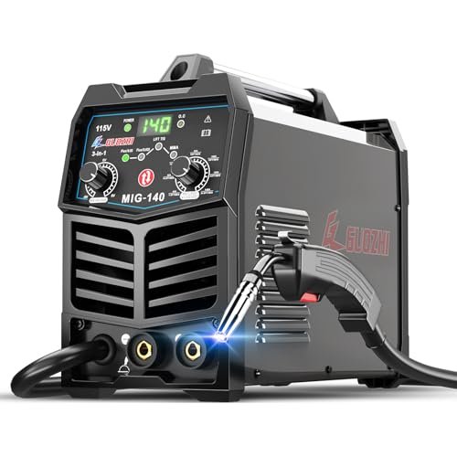 GZ GUOZHI 140A MIG Welder, 3 in 1 Flux Core