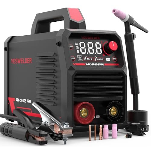 YESWELDER 205Amp Stick Welder Large LED Display Dual Voltage