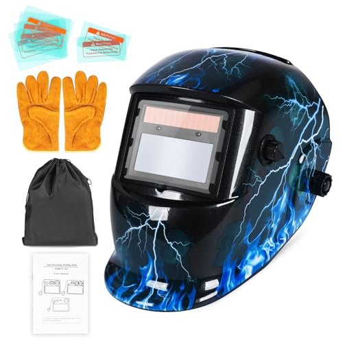 NDUUN Welding Helmet True Color Auto Darkening Hood Shade...