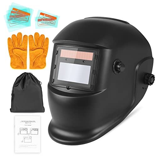 NDUUN Welding True Color Helmet Auto Darkening Adjustable...
