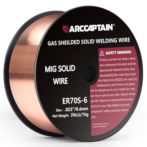ARCCAPTAIN MIG Welding Wire, MIG Wire ER70S-6 0.023