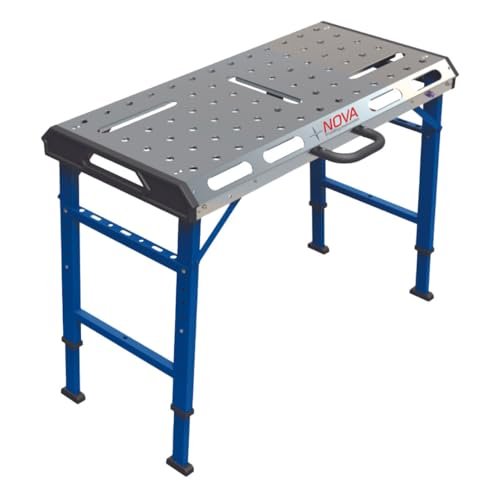 NOVA Heavy-Duty Welding Table with Folding Legs