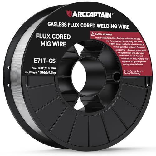 ARCCAPTAIN Flux Core Welding Wire .030, E71T-GS Gasless Mig...