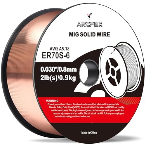 ARCPEX Welding Wire, ER70S-6 .030 MIG Welding Wire 2lb Spool