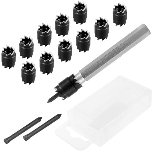 ZLHETWT 14Pcs Spot Weld Cutter Set with 11 Cutters