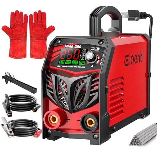 250Amp Stick Welder 110V/220V Dual Voltage, with LED...